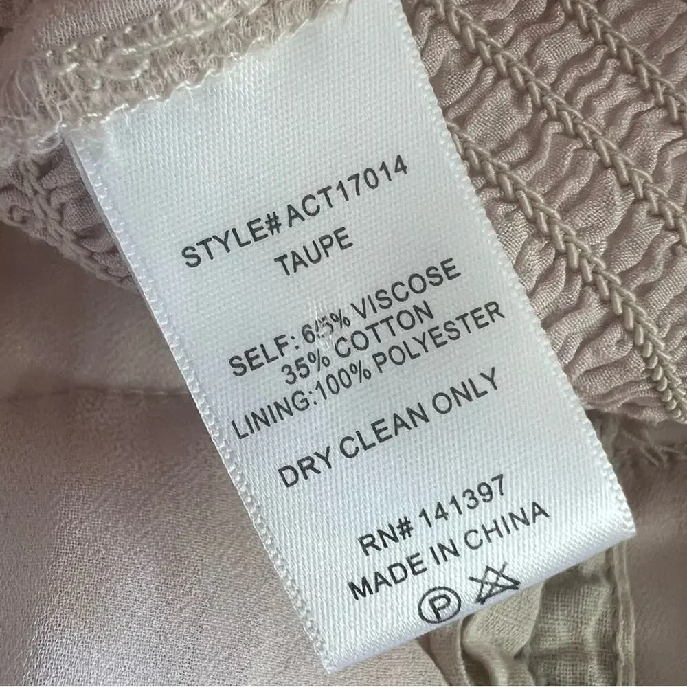 ASTR the Label Amber Puff Sleeve Smocked Blouse